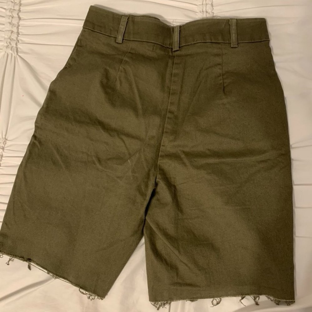 High Rise Bermuda Shorts
